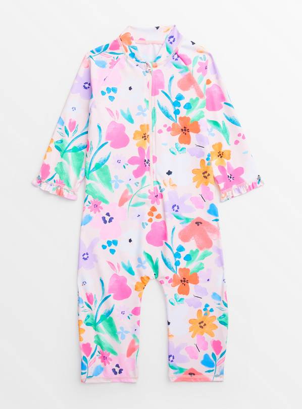 Floral Print Sunsuit 1.5-2 years